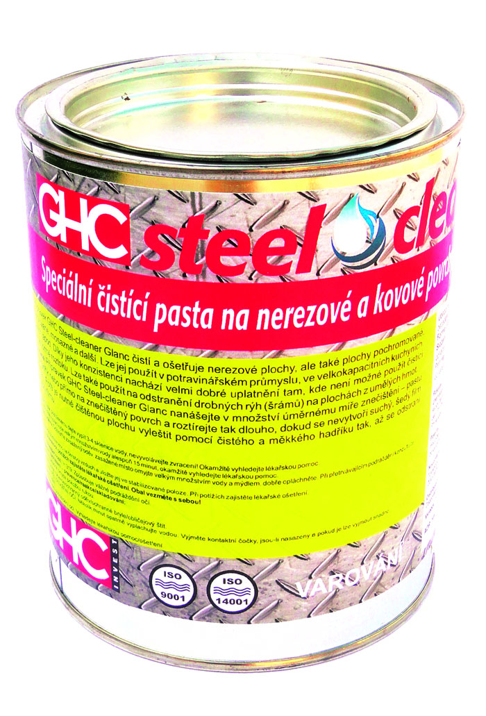 GHC Steel-cleaner glanc - plechovka 1kg
