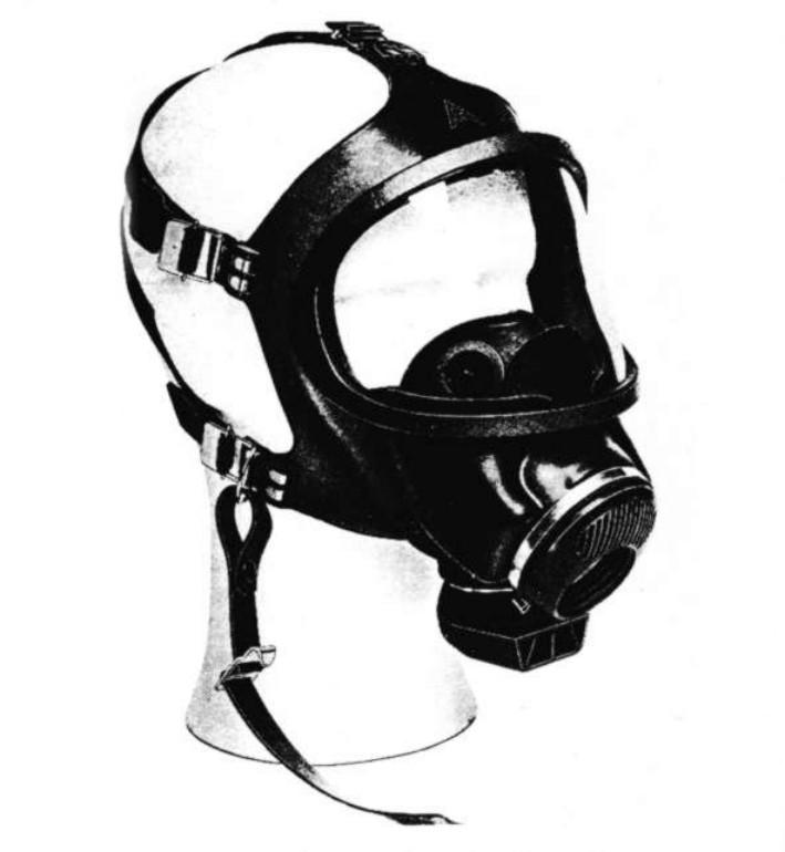 Ochranná maska 3S pro práci s chlorem